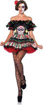 LEG-AVENUE - Dia de los Muertos outfit voor vrouwen - XL