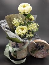 Nepbloemen-Kunstbloemen boeket-Kunstboeket-Zijden boeket-Nep bloemen decoratie-Kunstbloemen voor binnen-Decoratie-Cadeau-Woondecoratie