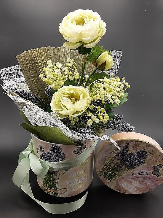 Fausses fleurs- Bouquet de fleurs Fleurs artificielles -Bouquet  artificiel-Bouquet de... | bol