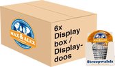 Max & Alex Indivueel Verpakte Stroopwafels - Bulk met 6x Display Box