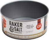 Wham Taartvorm Baker & Salt 20 X 9 Cm Carbonstaal Zilver