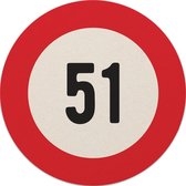 Bierviltjes 51 jaar | Bierviltjes 20 stuks | Bierviltjes verjaardag| Bierviltjes gefeliciteerd