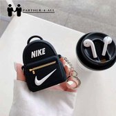 Partner4All - Nike Backpack Case Airpods - Airpod 1/2 - Beschermcase - Hoesje - Zwart