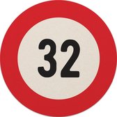 Bierviltjes 32 jaar | Bierviltjes 20 stuks | Bierviltjes verjaardag| Bierviltjes gefeliciteerd