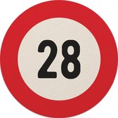 Bierviltjes 28 jaar | Bierviltjes 20 stuks | Bierviltjes verjaardag| Bierviltjes gefeliciteerd