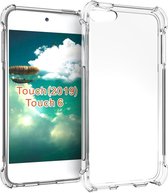 GadgetBay Antislip Valbestendig TPU Hoes Case voor de iPod Touch 5 iPod Touch 6 iPod Touch 7 - Transparant