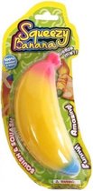 Toys Amsterdam Speelfiguur Squeezy Banana 14 Cm Foam Geel