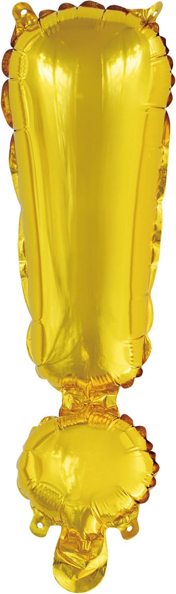 Amscan Folieballon Symbool ! 34 Cm Goud