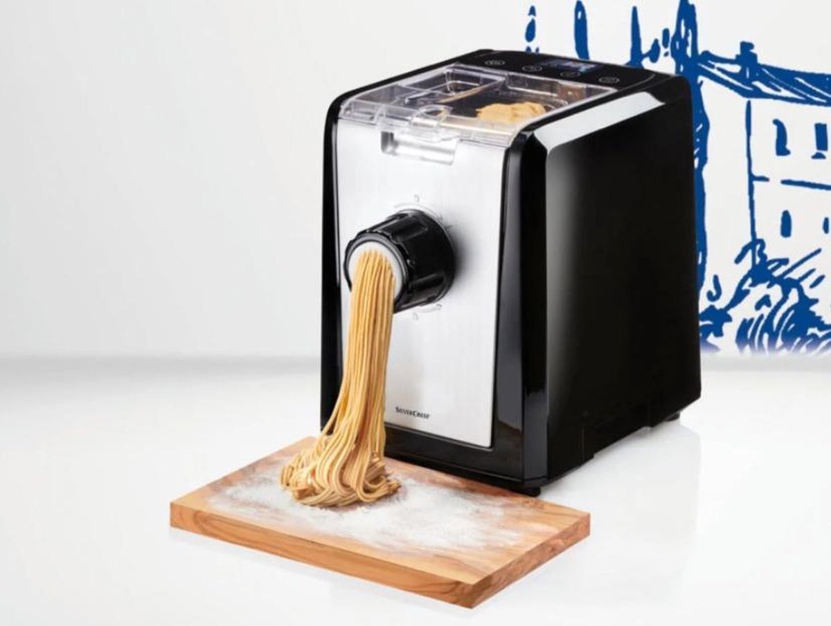 Machine à pâtes SILVERCREST® avec afficheur - 220 W - Capacité 600g de pâtes  - Avec 8... | bol