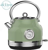 Waterkoker retro | Waterkokers | Waterkoker retro vintage | Waterkoker groen | Waterkoker vintage | Groen | RVS | Able & Borret