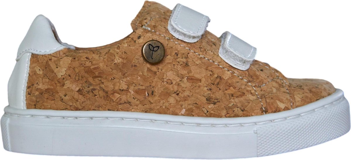 Treec Kid velcro white Baby schoentjes Babyschoenen Kinderschoenen Kurkleer  Vegan Europees Duurzaam maat 25 - Schoenen.nl