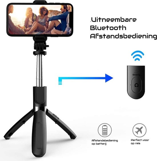 Selfie Stick Tripod voor Smartphone en Action Camera – 360° Rotatie - 3in1  SelfieStick... | bol.com