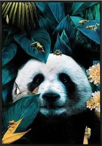 Schilderen Op Nummer Volwassenen - 3D Panda - Met Frame - 30x40 cm