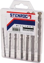 BRICKSTONE steenboor SET 4-5-6-7-8-9-10mm