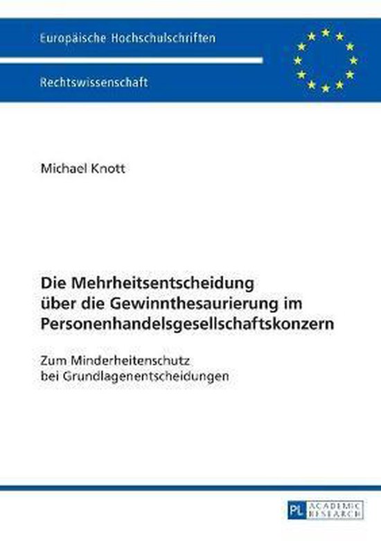 Die Mehrheitsentscheidung über die Gewinnthesaurierung im P ... - cover