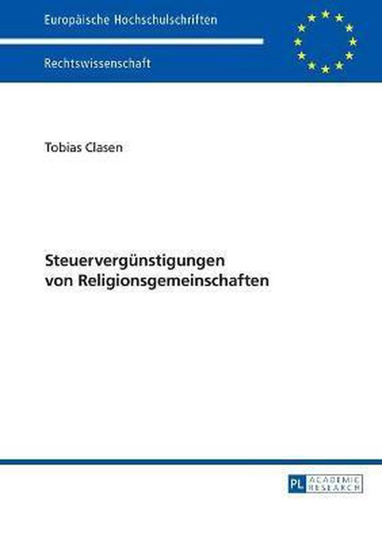 Steuerverguenstigungen Von Religionsgemeinschaften - cover