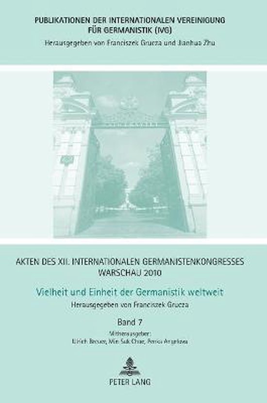 Foto: Akten des xii internationalen germanistenkongresses warschau 2010 vielheit und einheit der germanistik weltweit