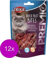 Trixie Premio Hapjes 50 g - Kattensnack - 12 x Eend