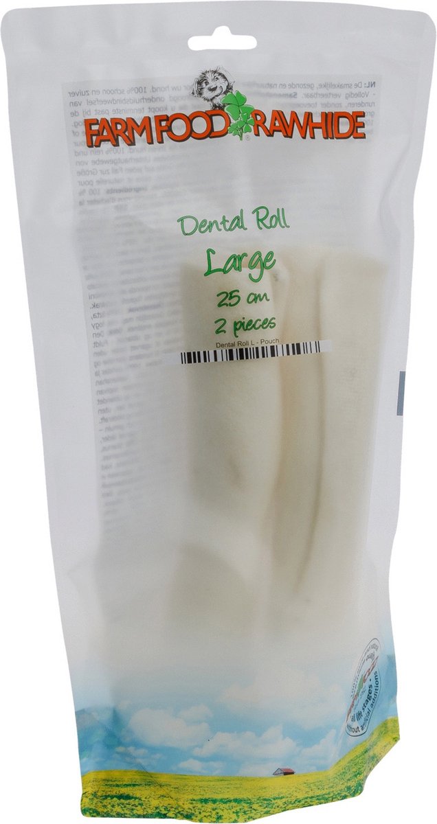 Farm Food Rawhide Dental Roll Rund Hondensnacks 130 g