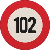 Bierviltjes 102 jaar | Bierviltjes 20 stuks | Bierviltjes verjaardag| Bierviltjes gefeliciteerd