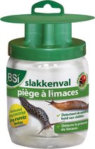BSI - Slakkenval met lokstof - Slakkenbestrijding - Herbruikbaar - Plantenbescherming - 1 val + 50 ml slakkenlokstof