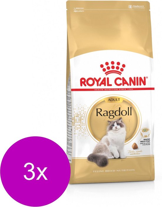 Royal Canin Ragdoll Adult - Kattenvoer - 3 x 2 kg | bol.com