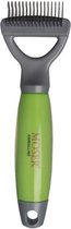 Moser Trim And Velcro Comb Green & Grey - Peigne en fourrure de chien - 30x55x190 mm