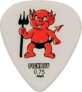 Pickboy Plectrum Celltex 0.75 mm red devil design p/s