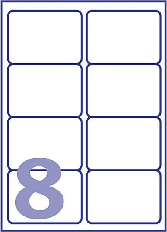 Avery White Address Label Inkjet J8165 bol