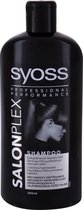 Syoss Professional - Shampoo Salonplex - voor gekleurd en overbelast haar - 6 x 500 ml