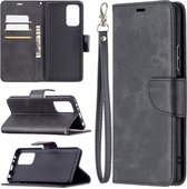Xiaomi Redmi Note 10 Pro Hoesje - MobyDefend Wallet Book Case Met Koord - Zwart - GSM Hoesje - Telefoonhoesje Geschikt Voor: Xiaomi Redmi Note 10 Pro