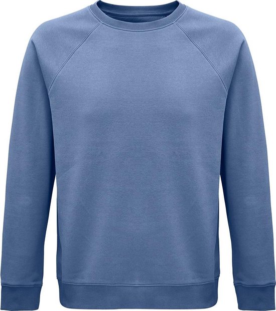 SOLS Unisex Adult Space Organic Raglan Sweatshirt (Blauw)