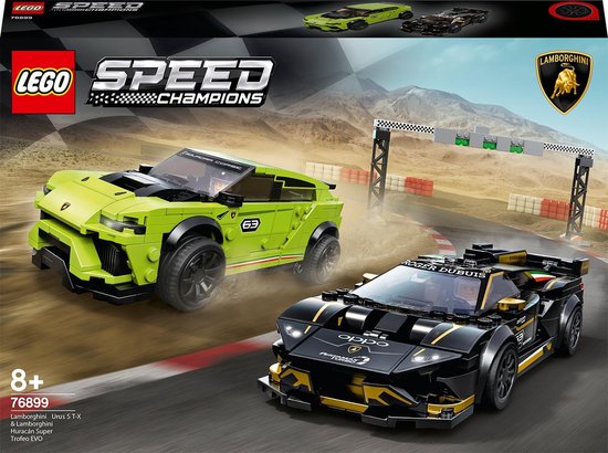 LEGO Speed Champions 76899 Lamborghini Urus ST-X & Huracán Super 