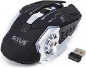 Rixus G-Pro - Draadloze Gaming Muis - Stijlvol en Compact - Zwart - Led Verlichting