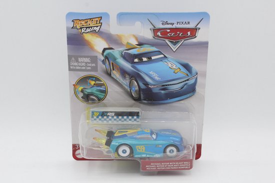 Disney Pixar Cars Rocket Racing XRS Michael Rotor avec mur anti-explosion |  bol.com