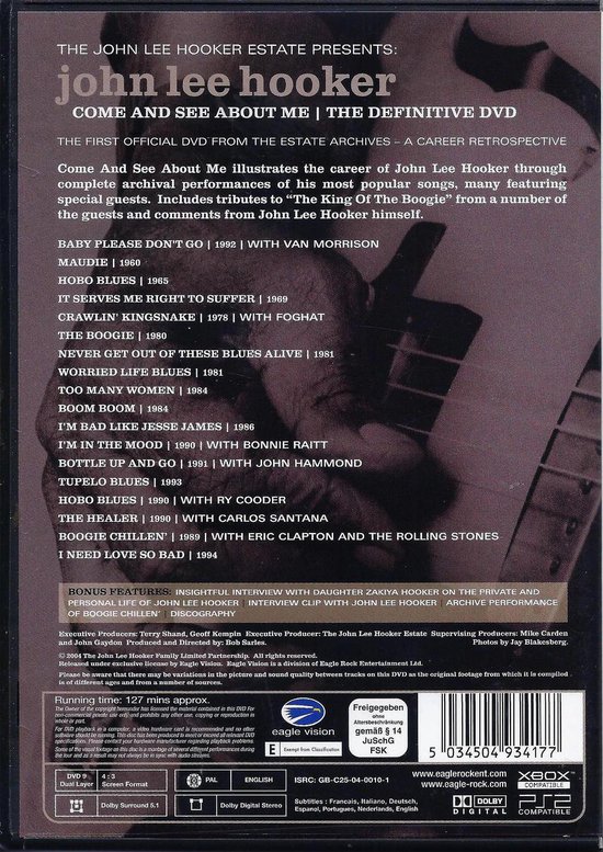 John Lee Hooker - Come And See About Me - The Definit, John Lee