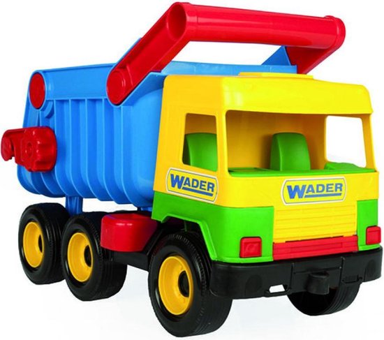 dak japon Schrijf een brief Wader Speelgoed Vrachtwagen - Zandauto - Kiepwagen - 38 cm. | bol.com