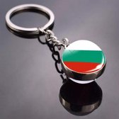 Bulgarije Vlag Sleutelhanger - Fenom Sleutelhangers - 1 Stuk - Kinderen - Liefde - Mooie Cadeau