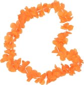 Hawaii guirlande couronne de fleur d' oranger - accessoires Oranje décoration orange - jour de Championnat d' Europe de football / King - 92 cm