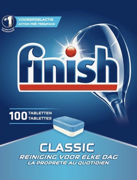 Finish Classic Regular Vaatwastabletten - 100 Stuks x4