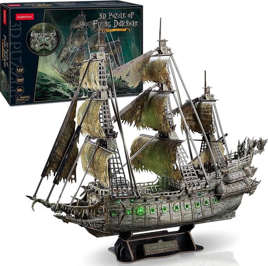 Cubic Fun - 3D Puzzel - Flying Dutchman - Zeilboot - 360 stukjes
