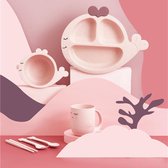 Kinderservies (Bord&Bestek) Roze