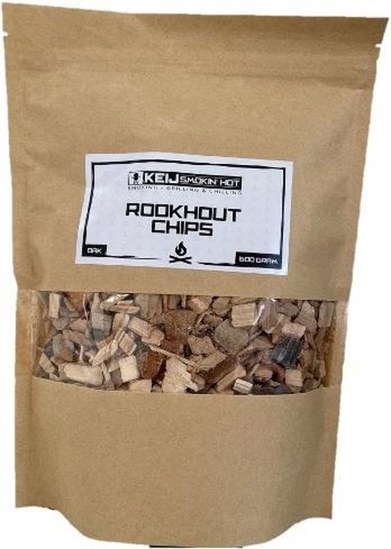 Keij Kamado BBQ smoking chips Oak - 1700 ml van Keij — afbeelding 2