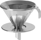 Koffiefilterhouder - Koffiefilter Permanent - Roestvrij staal  - 3-delig