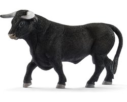 schleich FARM WORLD - Zwarte Stier - Speelfiguur - Kinderspeelgoed voor Jongens en Meisjes - 3 tot 8 jaar - 13875