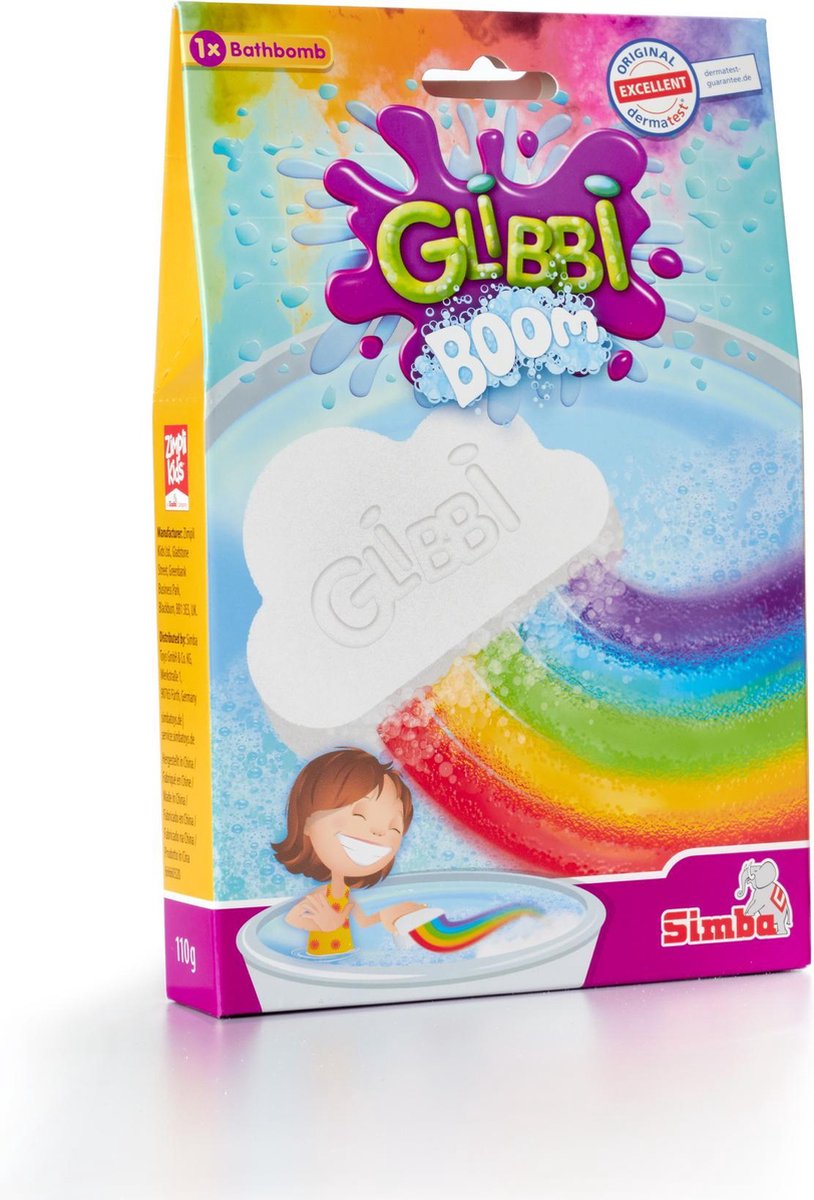 Glibbi Boom Regenboog - Badbom - vanaf 3 jaar - dermatologisch getest — afbeelding 3
