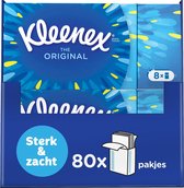 Kleenex zakdoekjes - Original - Voordeelbox - 8 pakjes x 10 stuks - 80 zakdoekjes