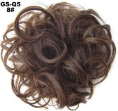 Haar Wrap, Brazilian hairextensions knotje bruin 8#