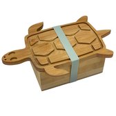 Kikkerland Tofu Press - Bamboe Tofu Pers - Schattig schildpad design - Vegan / Vegetarisch - Vaatwasser besteding