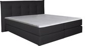 Boxspring George Antraciet 140x200 compleet inclusief topdekmatras